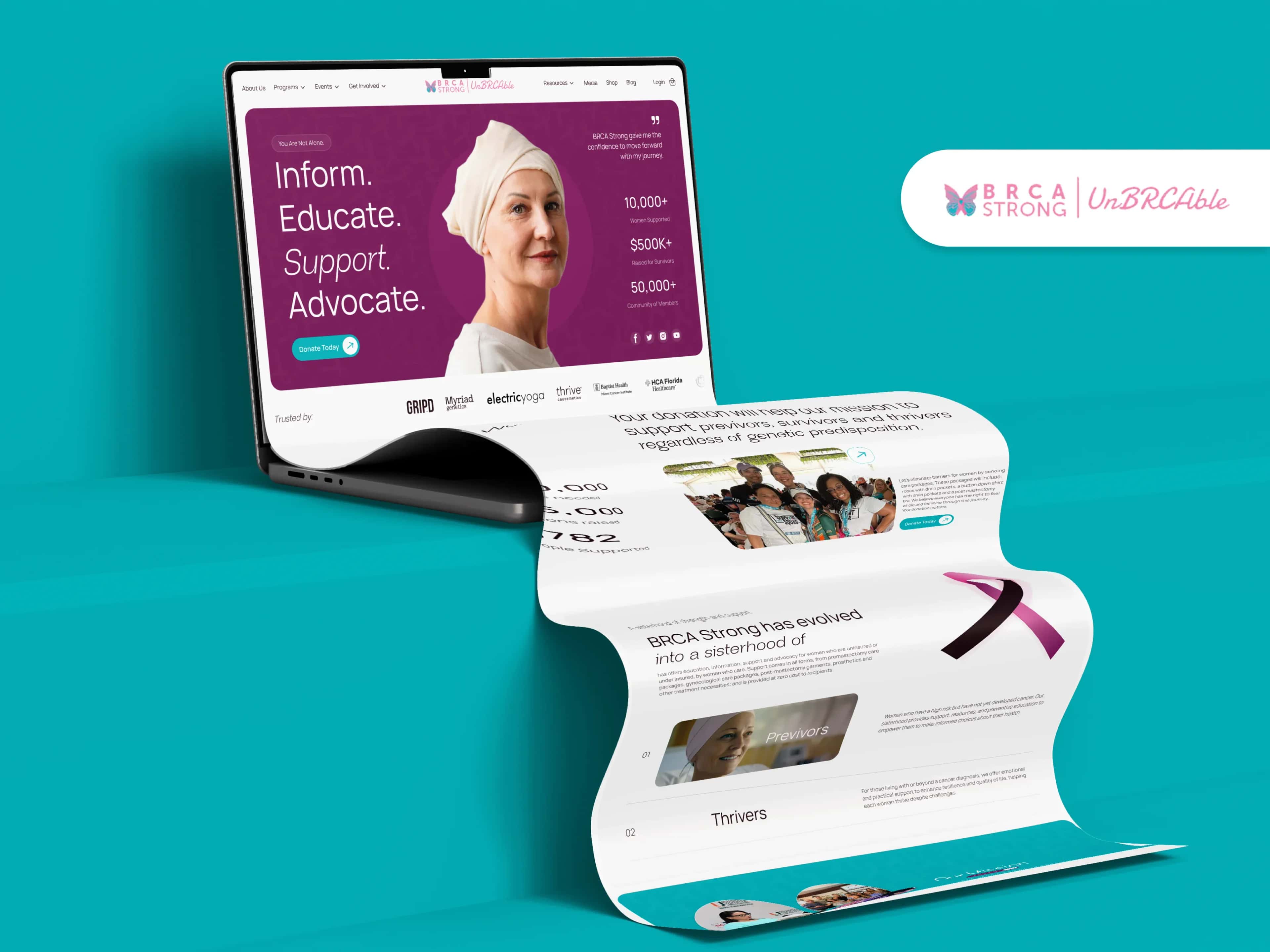 BRCA Strong — Health Awareness Platform