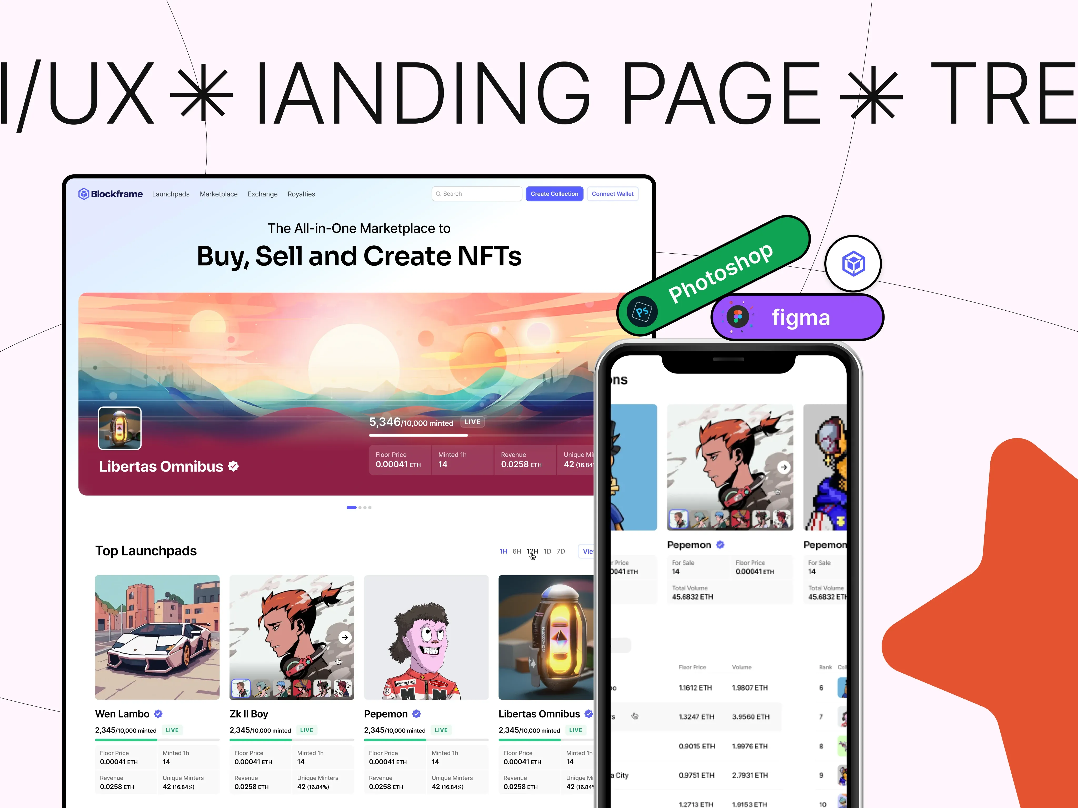 Blockframe — NFT Marketplace Platform